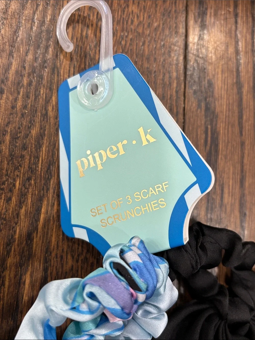 Piper K set of 3 scarf scrunchies